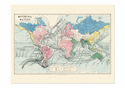 Carte Mouvements des eaux [édition bilingue]